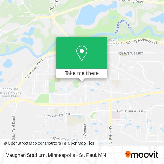 Vaughan Stadium map