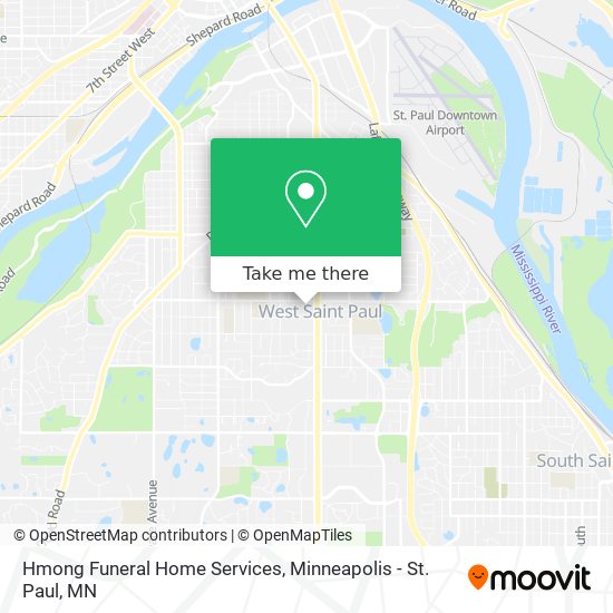 Mapa de Hmong Funeral Home Services