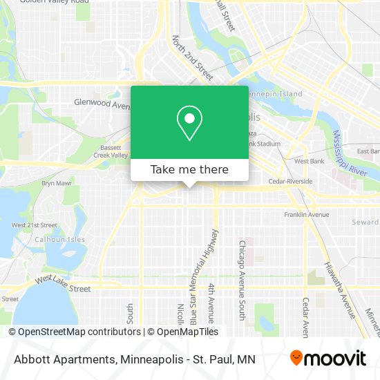 Abbott Apartments map