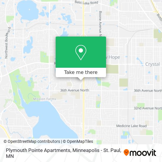 Plymouth Pointe Apartments map