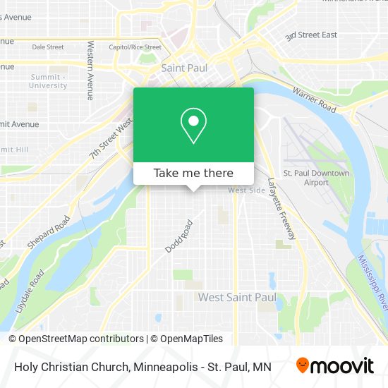 Holy Christian Church map