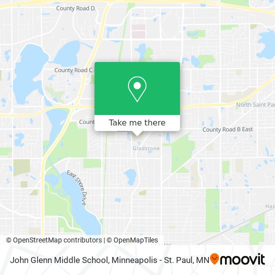 John Glenn Middle School map