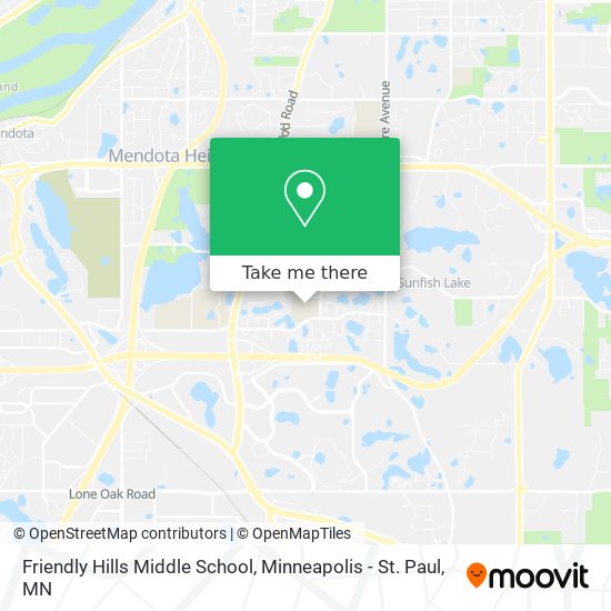 Friendly Hills Middle School map