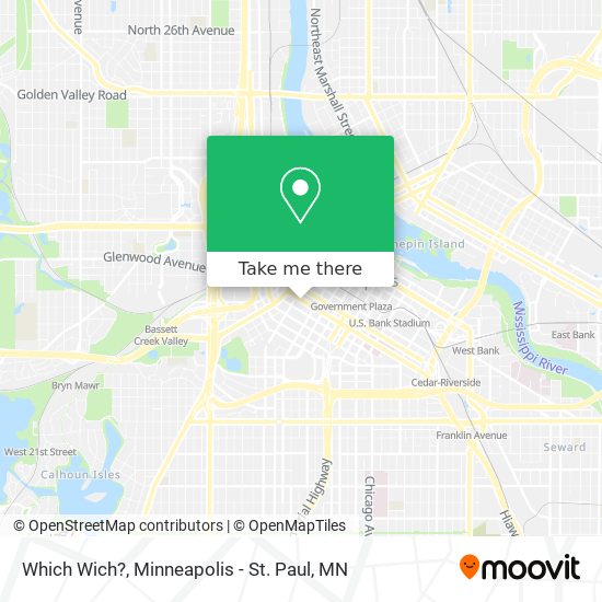 Which Wich? map