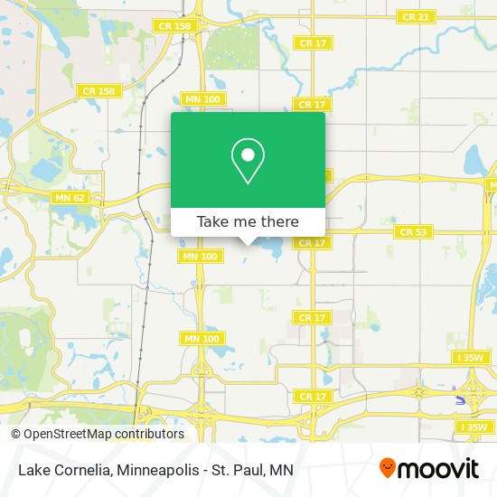 Lake Cornelia map