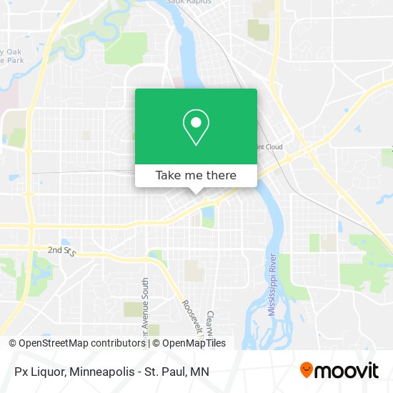 Px Liquor map