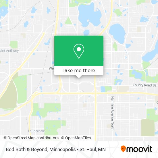 Mapa de Bed Bath & Beyond