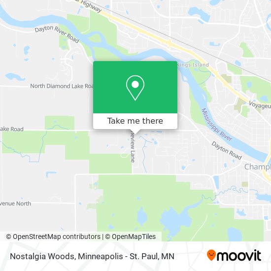 Nostalgia Woods map