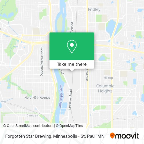 Forgotten Star Brewing map