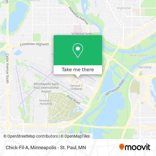 Chick-Fil-A map