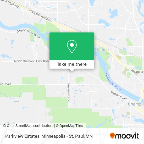 Mapa de Parkview Estates