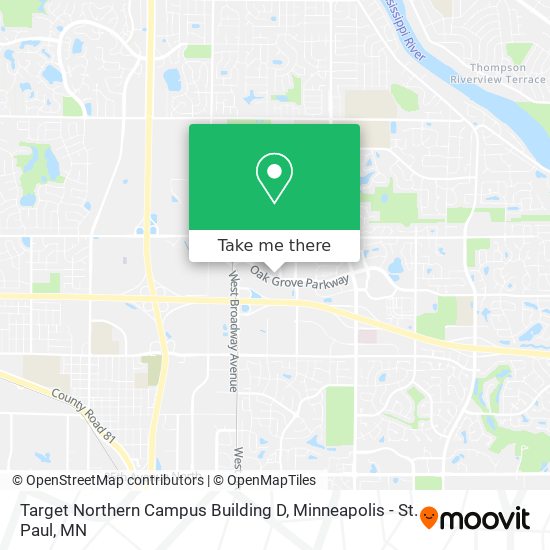Mapa de Target Northern Campus Building D