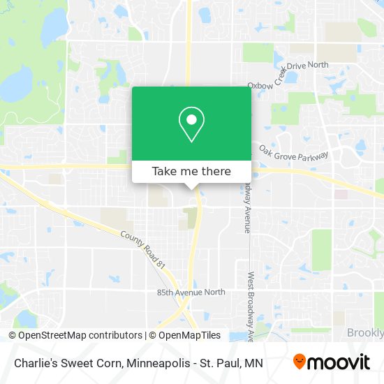 Mapa de Charlie's Sweet Corn