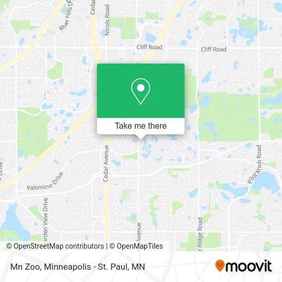 Mn Zoo map