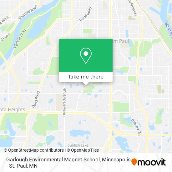 Garlough Environmental Magnet School map