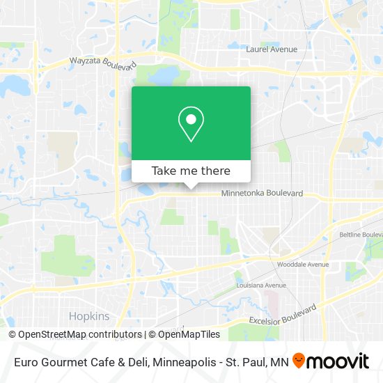 Euro Gourmet Cafe & Deli map