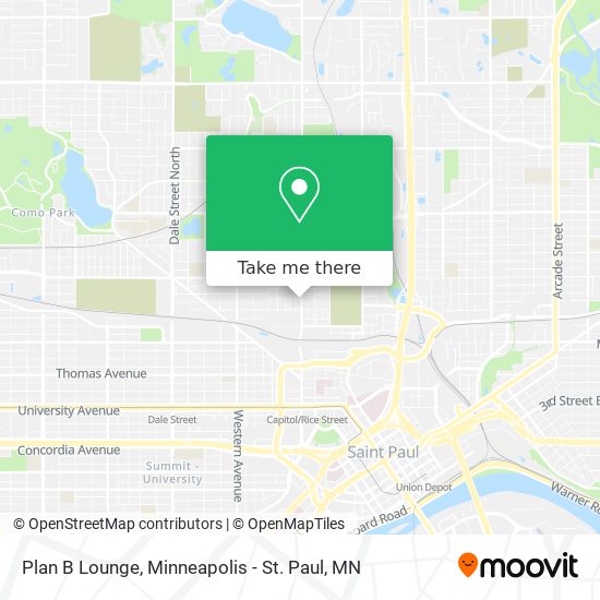 Plan B Lounge map