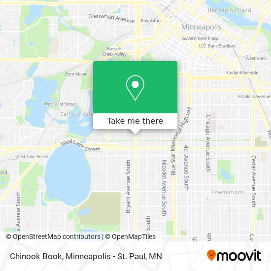 Chinook Book map