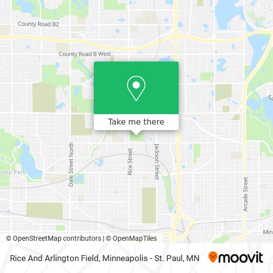 Rice And Arlington Field map