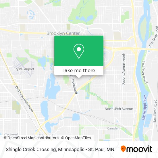 Shingle Creek Crossing map