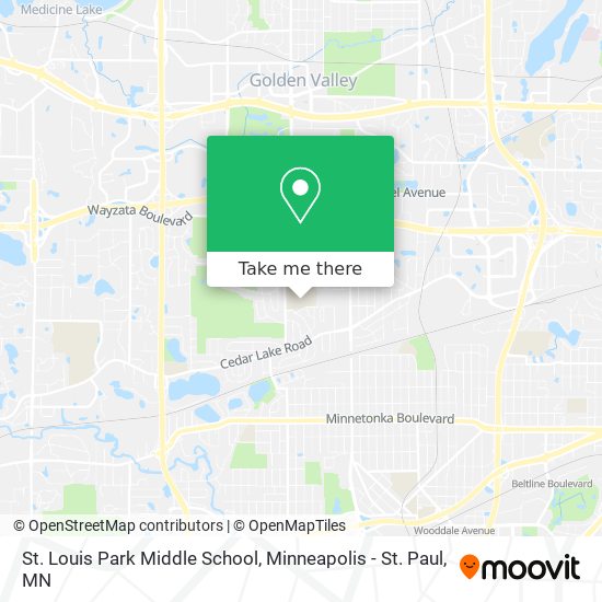 Mapa de St. Louis Park Middle School