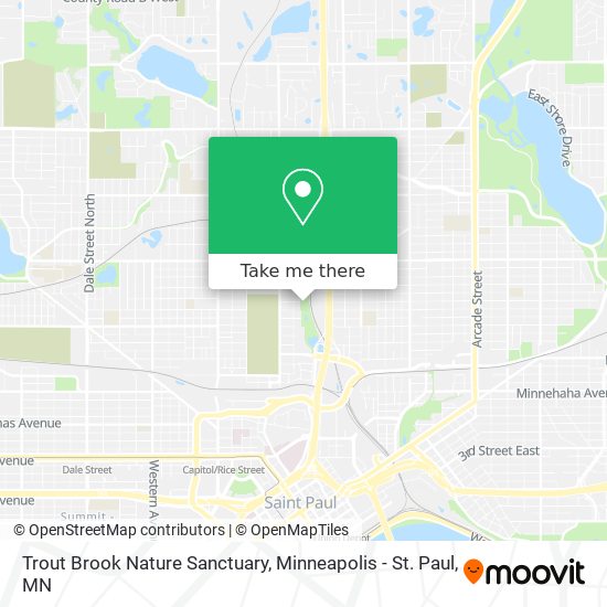 Trout Brook Nature Sanctuary map