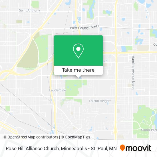 Rose Hill Alliance Church map
