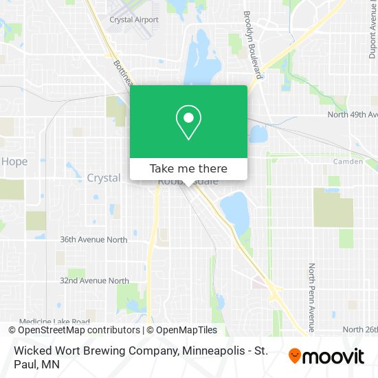 Wicked Wort Brewing Company map