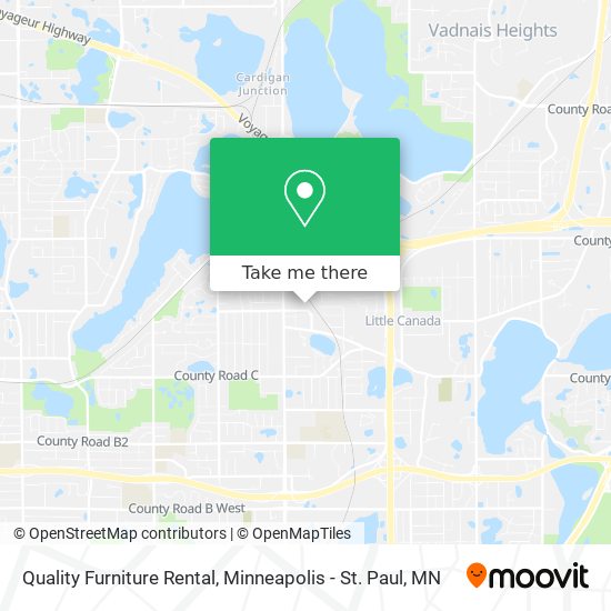 Mapa de Quality Furniture Rental