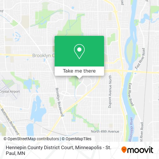 Hennepin County District Court map