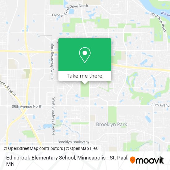 Mapa de Edinbrook Elementary School
