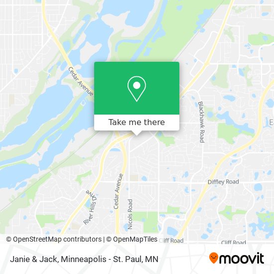 Janie & Jack map