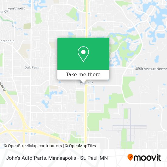 Mapa de John's Auto Parts