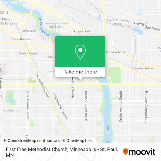 First Free Methodist Church map