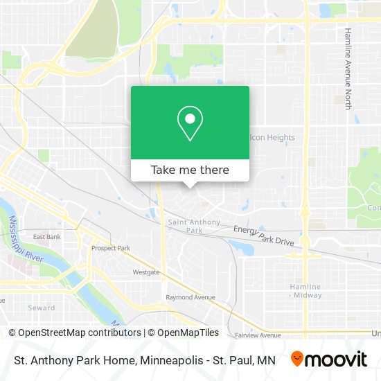 St. Anthony Park Home map