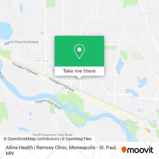 Allina Health | Ramsey Clinic map