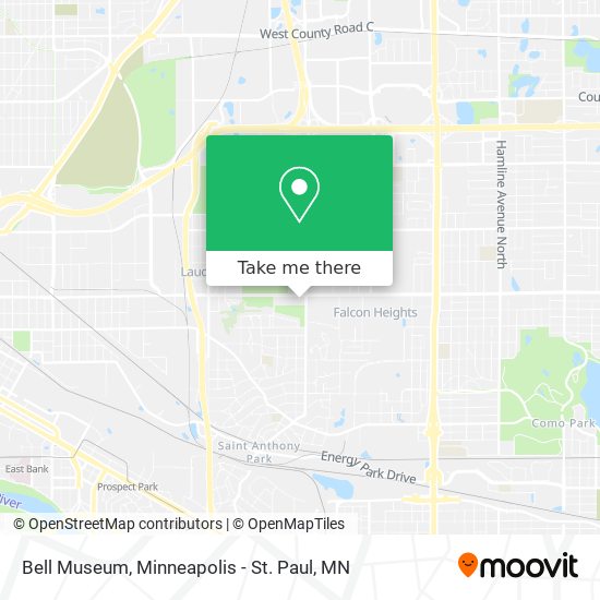 Bell Museum map
