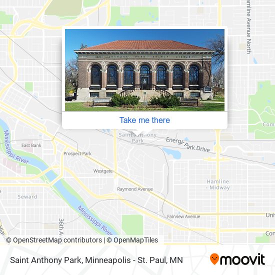 Saint Anthony Park map
