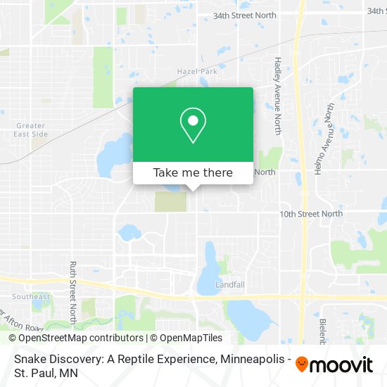 Mapa de Snake Discovery: A Reptile Experience