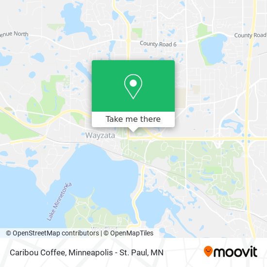 Caribou Coffee map