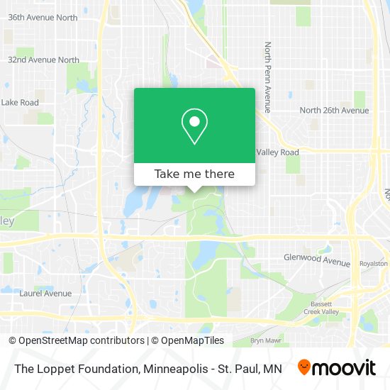 The Loppet Foundation map