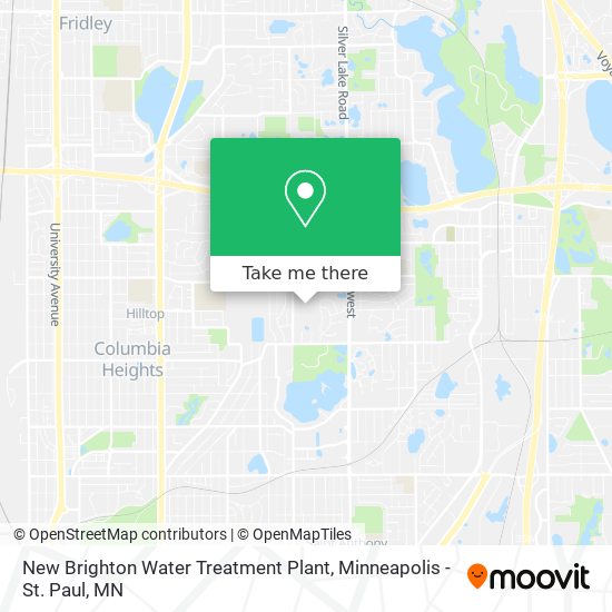 New Brighton Water Treatment Plant map