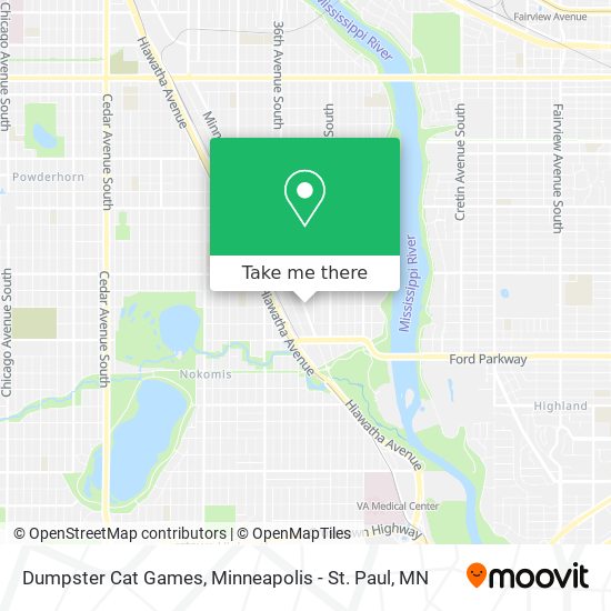 Dumpster Cat Games map