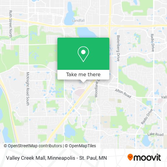 Valley Creek Mall map