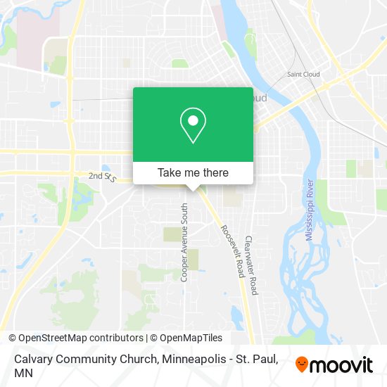 Calvary Community Church map