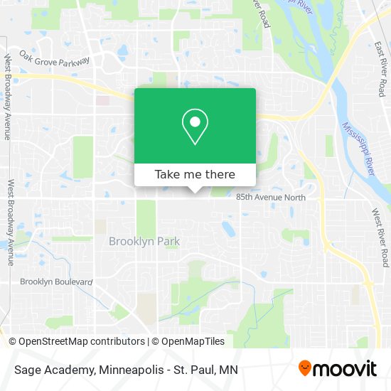 Sage Academy map