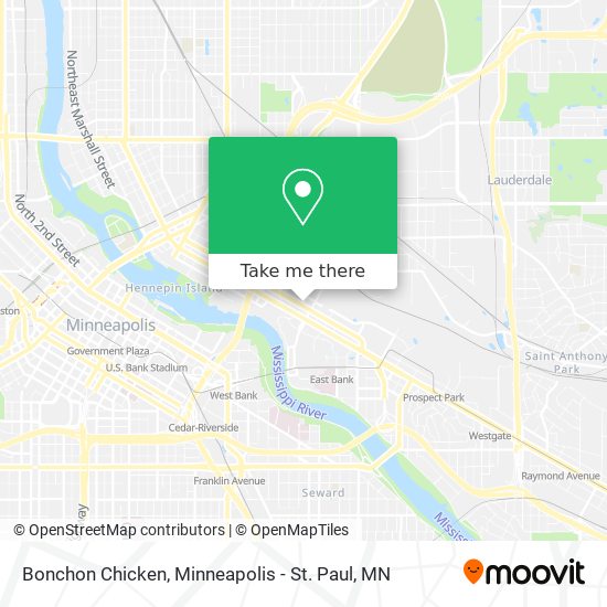 Bonchon Chicken map