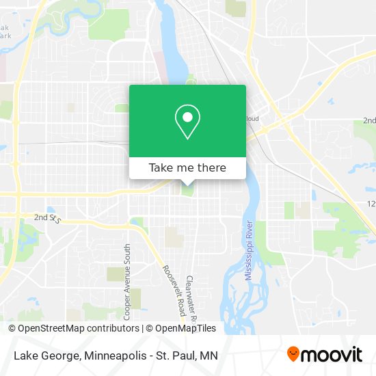 Mapa de Lake George