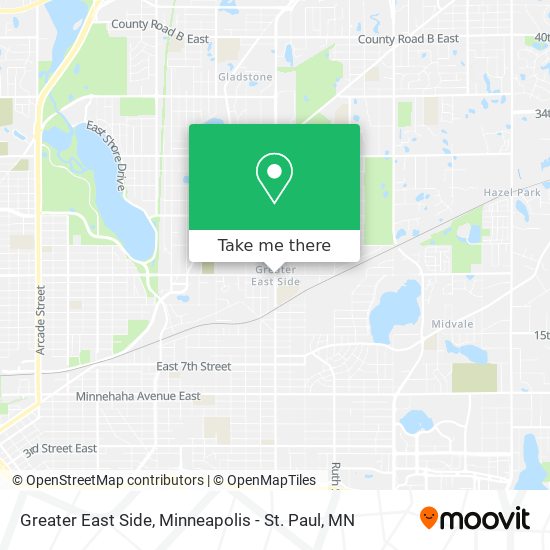 Mapa de Greater East Side