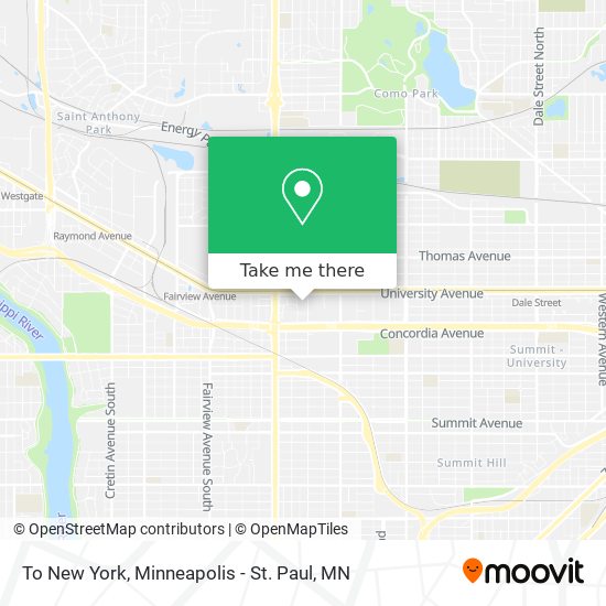 Mapa de To New York